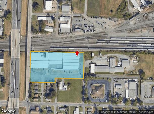 1003 Vine St, North Little Rock, AR Parcel Map