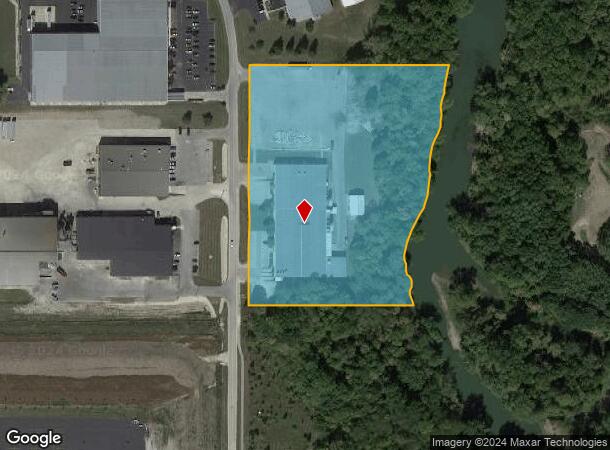  1600 Riverfork Dr, Huntington, IN Parcel Map