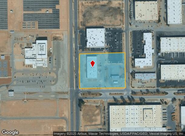  Airport Rd, El Paso, TX Parcel Map