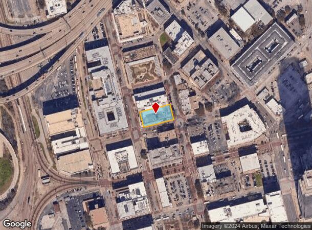  1701 N Market St, Dallas, TX Parcel Map