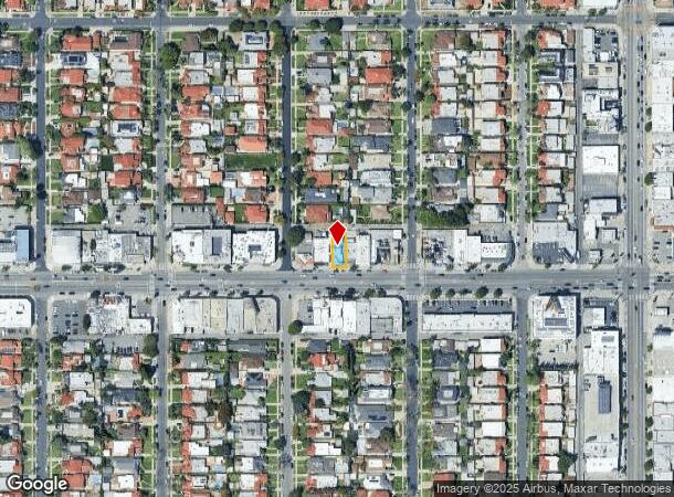  7223 Beverly Blvd, Los Angeles, CA Parcel Map