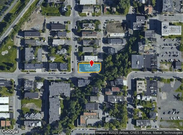 1231 W 7Th Ave, Anchorage, AK Parcel Map