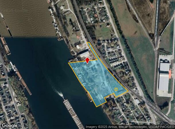 408 2Nd St W, South Point, OH Parcel Map