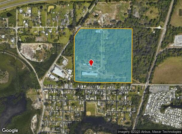  1321 77Th St E, Palmetto, FL Parcel Map