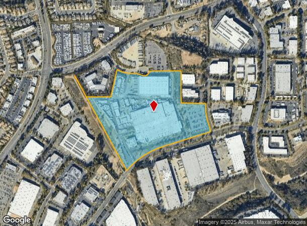  1280 Park Center Dr, Vista, CA Parcel Map