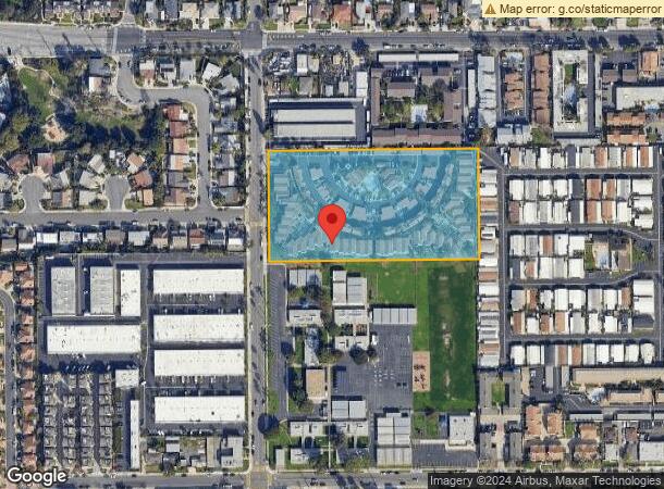  1850 Whittier Ave, Costa Mesa, CA Parcel Map