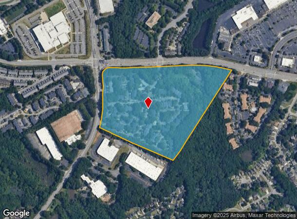  3800 Club Dr, Duluth, GA Parcel Map