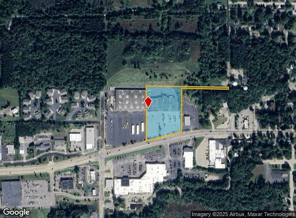  824 W Fulton St, Waupaca, WI Parcel Map