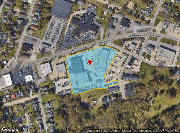  2028 7Th St, Parkersburg, WV Parcel Map