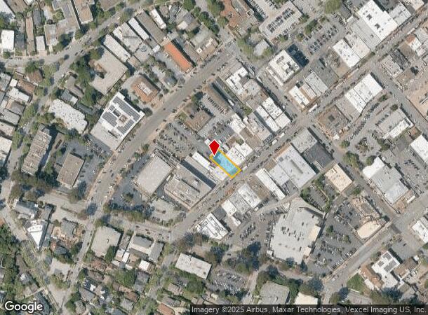 1448 Burlingame Ave, Burlingame, CA Parcel Map