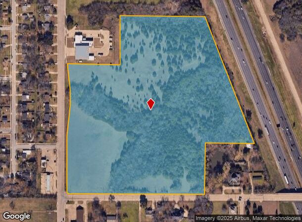 21701 Lyndon B Johnson Fwy, Mesquite, TX Parcel Map