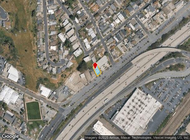  943 Airport Blvd, South San Francisco, CA Parcel Map