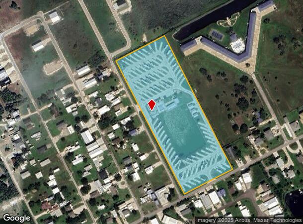 2350 W Harrison Ave, Port O Connor, TX Parcel Map