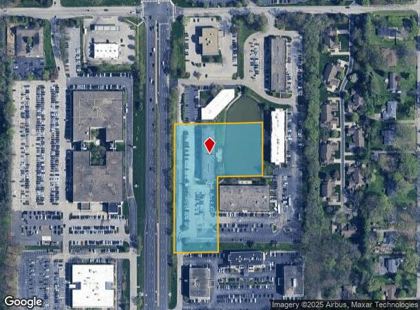  8935 N Meridian St, Indianapolis, IN Parcel Map