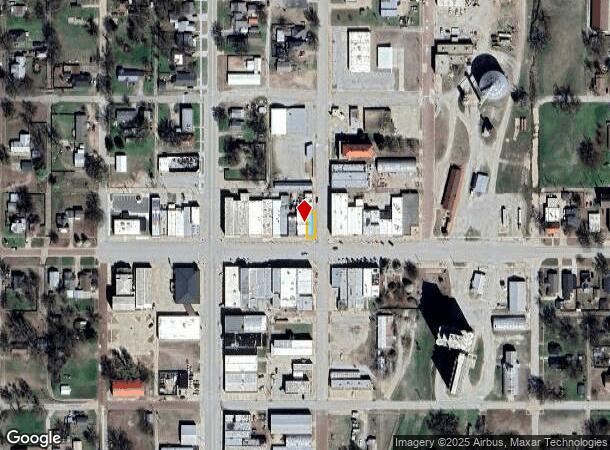  128 E Grand Ave, Tonkawa, OK Parcel Map