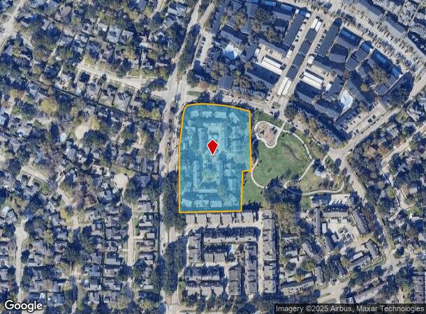  2211 S Kirkwood Rd, Houston, TX Parcel Map