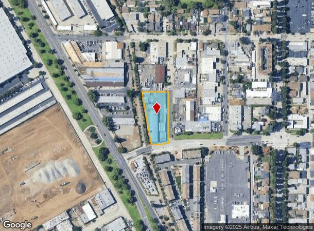  7343 Pierce Ave, Whittier, CA Parcel Map