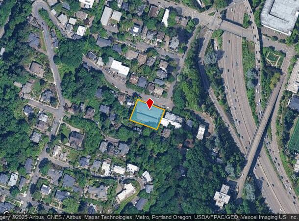  1402 Sw Hall St, Portland, OR Parcel Map