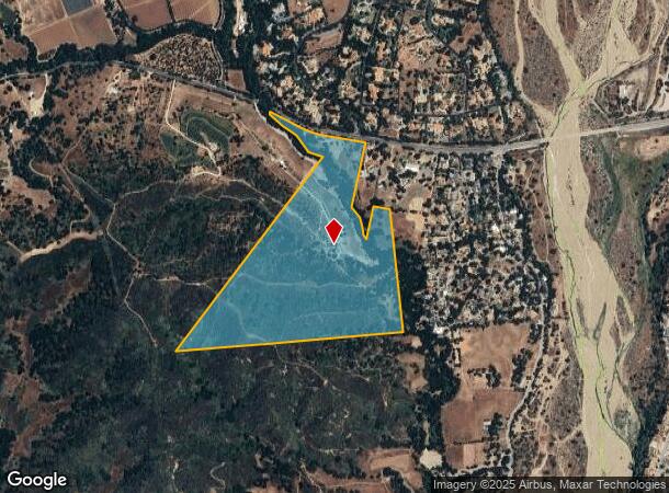  888 Baldwin Rd, Ojai, CA Parcel Map