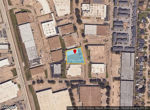  11221 Gemini Ln, Dallas, TX Parcel Map