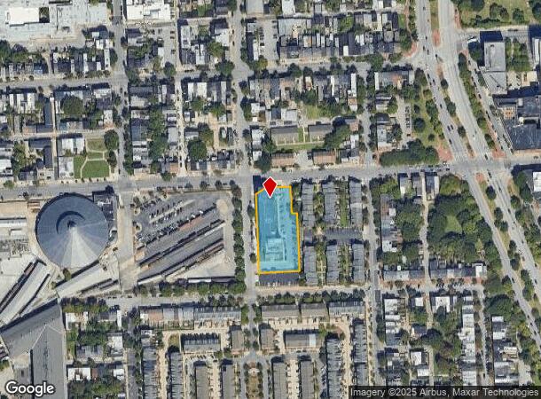 831 W Pratt St, Baltimore, MD Parcel Map