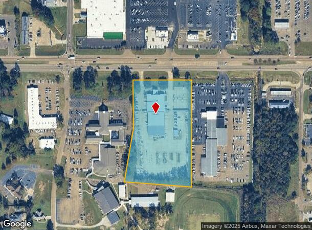 5714 Highway 80 E, Pearl, MS Parcel Map