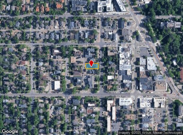 1139 12Th St, Boulder, CO Parcel Map