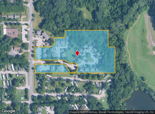 1100 George Ct, Lawrence, KS Parcel Map