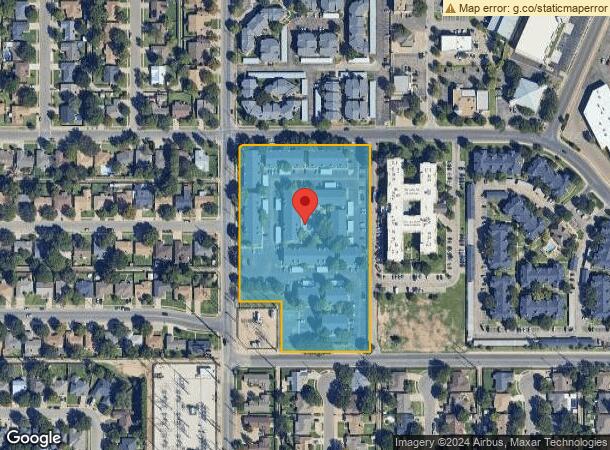  4625 71St St, Lubbock, TX Parcel Map