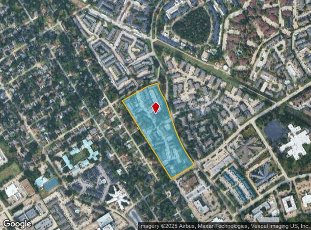  1000 Cypress Station Dr, Houston, TX Parcel Map