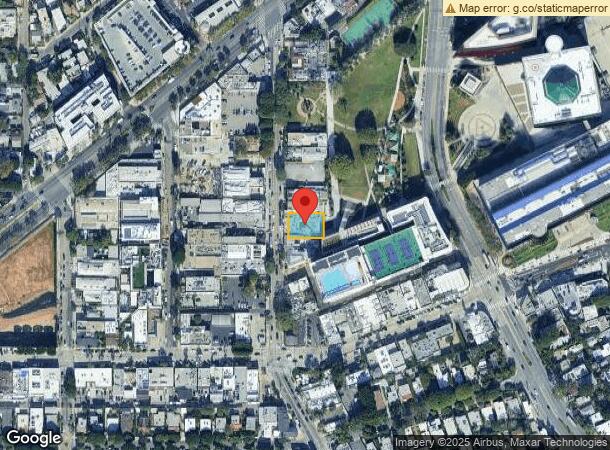 642 N Robertson Blvd, West Hollywood, CA Parcel Map