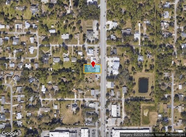  1542 S Wickham Rd, Melbourne, FL Parcel Map