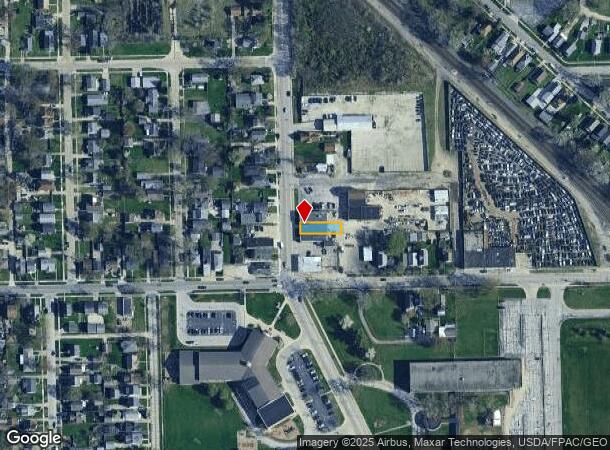  1545 E Broadway St, Toledo, OH Parcel Map