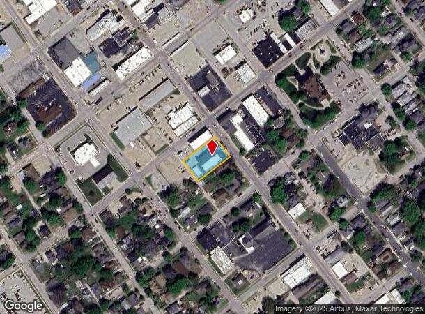  711 Main St, Vincennes, IN Parcel Map