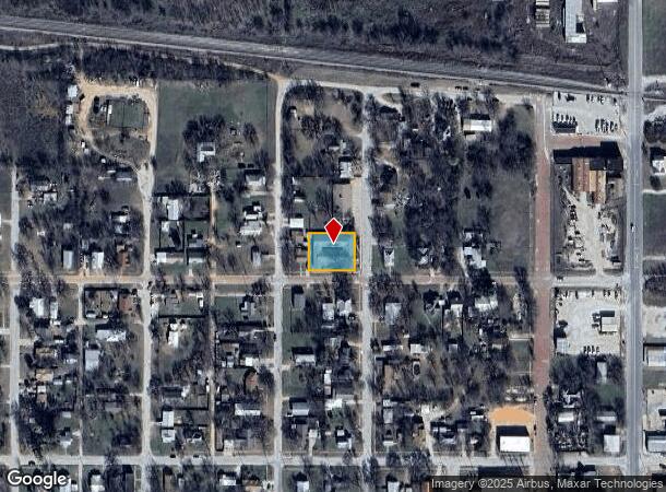 401 W Moss St, Eastland, TX Parcel Map