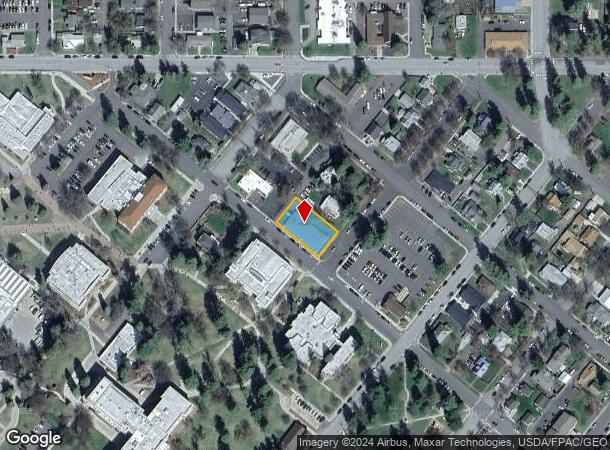  607 C St, Cheney, WA Parcel Map