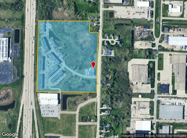  1310 W Nicholas Dr, Oak Creek, WI Parcel Map