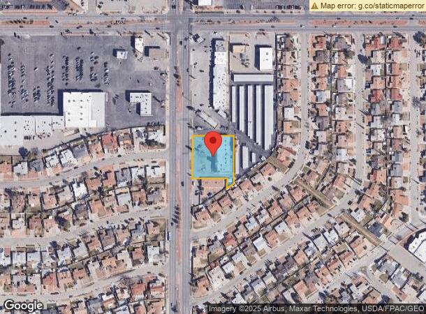  2828 N Lee Trevino Dr, El Paso, TX Parcel Map