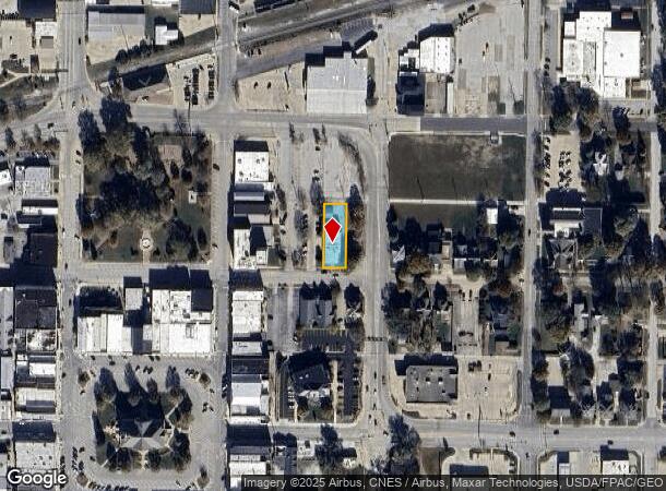 222 E Carroll St, Macomb, IL Parcel Map