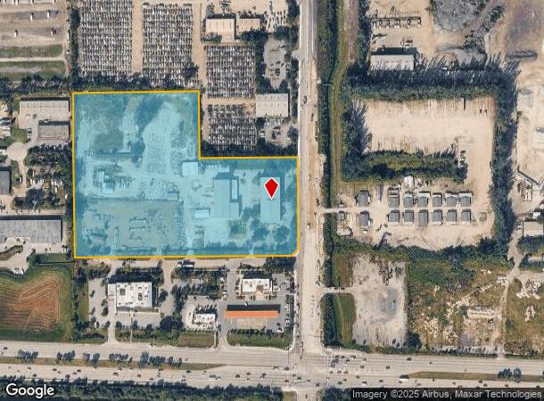101 N Benoist Farms Rd, West Palm Beach, FL Parcel Map