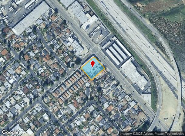  12650 Foothill Blvd, Sylmar, CA Parcel Map