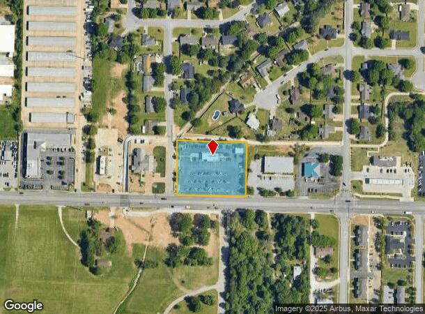  1866 E Robinson Ave, Springdale, AR Parcel Map