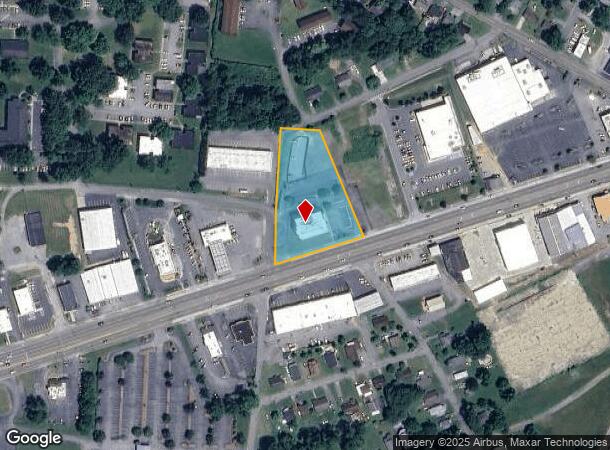  1616 W Market St, Johnson City, TN Parcel Map