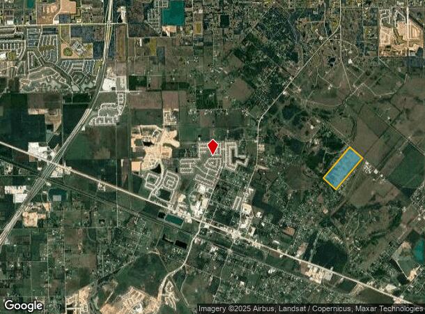  Belcher Rd, Manvel, TX Parcel Map