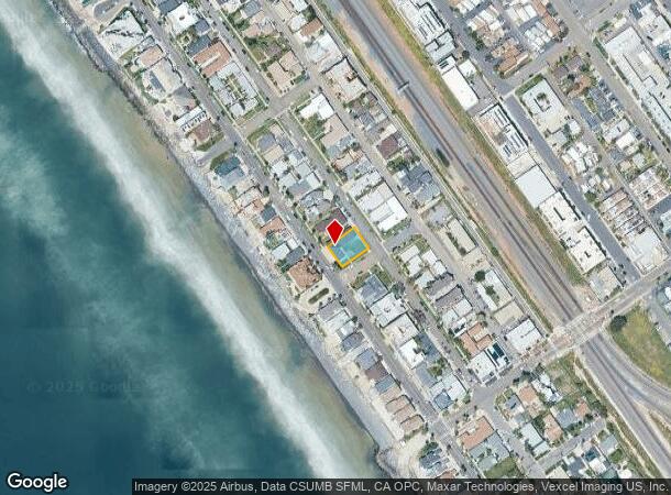1036 S Pacific St, Oceanside, CA Parcel Map