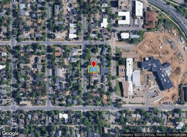  756 19Th St, Boulder, CO Parcel Map