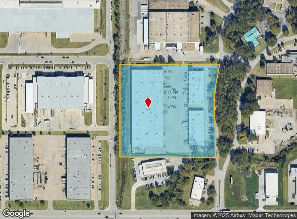 2500 N Hemlock Cir, Broken Arrow, OK Parcel Map