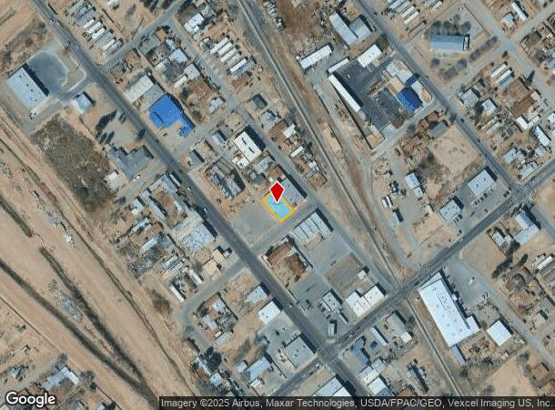 Church Ave, Fabens, TX Parcel Map