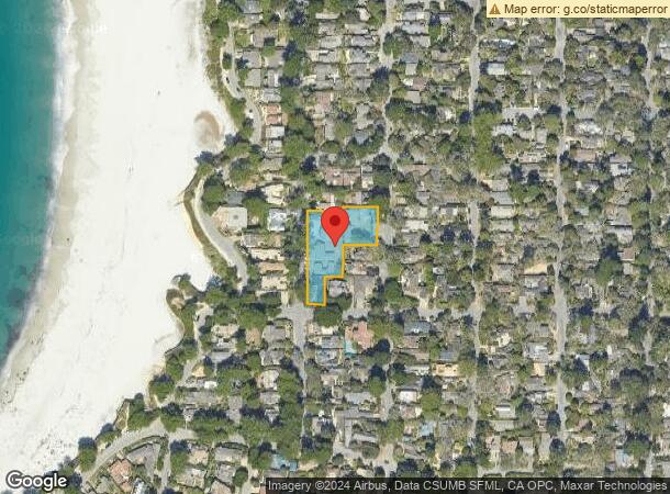  San Antonio Ave, Carmel, CA Parcel Map