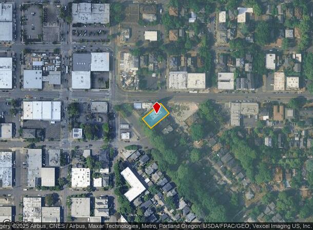  1524 Se Ladd Ave, Portland, OR Parcel Map